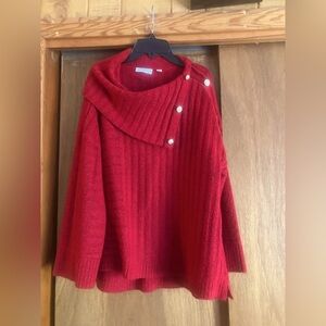 Rafaella red sweater XL
